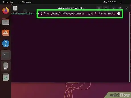 Image titled Find a File in Linux Step 1