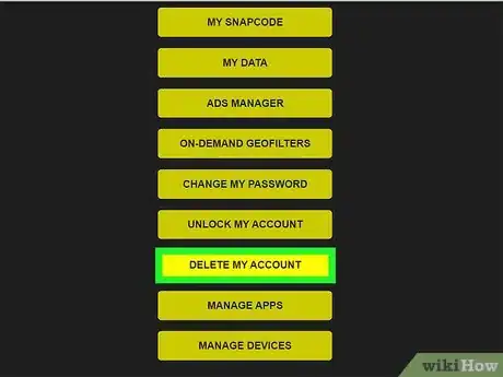 Image titled Delete a Snapchat Account Step 3