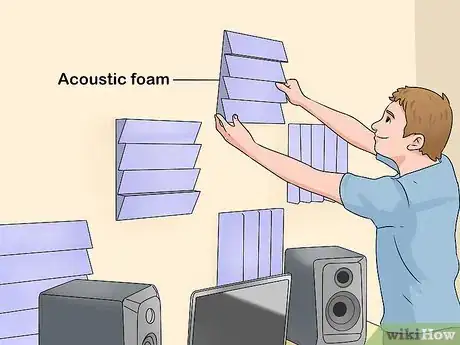 Image titled Hang Acoustic Foam Step 1