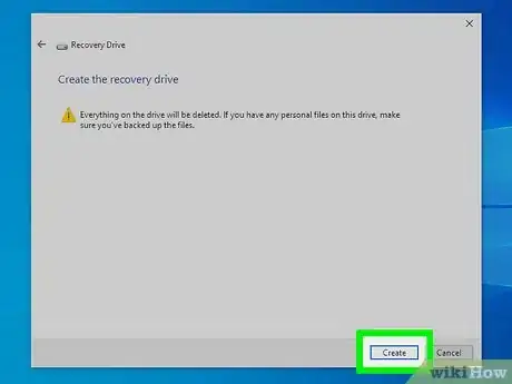 Image titled Create a Recovery Drive on Windows Step 7