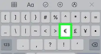 Type the Euro Symbol