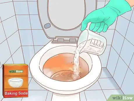 Image titled Unclog a Toilet with Baking Soda Step 1