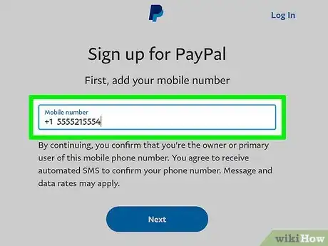 Image titled Set Up a PayPal Account Step 4