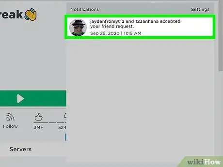 Image titled Add Friends on Roblox Step 8