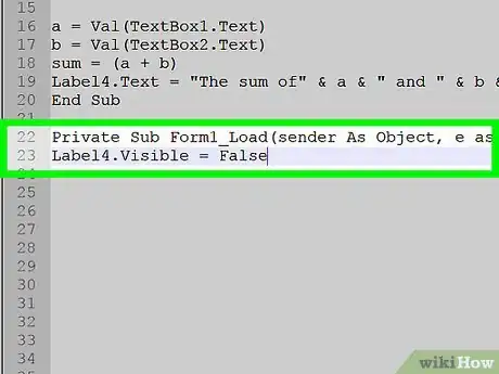 Image titled Add Two Numbers in Visual Basic.NET Step 8