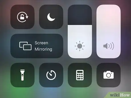 Image titled Find the Flashlight on an iPhone Step 1