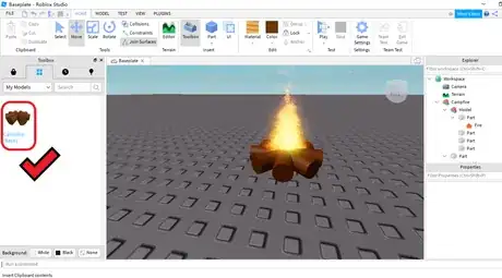 Image titled Make a Model in Roblox Studio Step 10