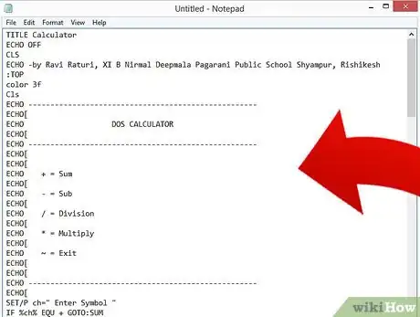 Image titled Build a Simple Calculator Using Batch Script Step 1
