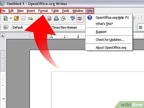 Image titled Use OpenOffice.org Writer Step 3Bullet1