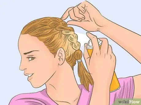 Image titled French Braid Short Hair Step 24