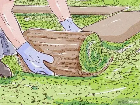 Image titled Roll Sod Step 8