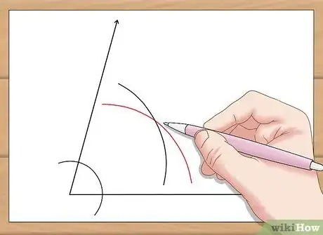 Image titled Construct a Bisector of a Given Angle Step 7