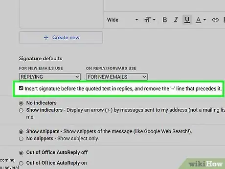 Image titled Add a Signature to a Gmail Account Step 11