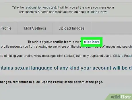 Image titled Hide Your Plenty of Fish Profile Step 4