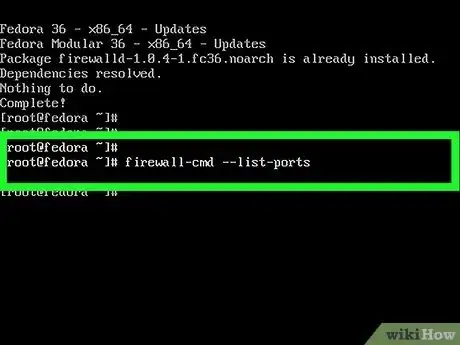 Image titled Open Ports in Linux Server Firewall Step 11