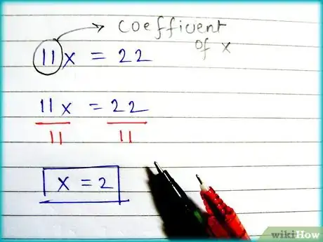 Image titled Solve a Simple Linear Equation Step 5Bullet2