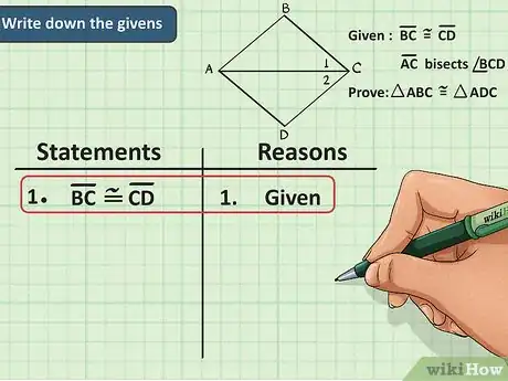 Image titled Write a Congruent Triangles Geometry Proof Step 5