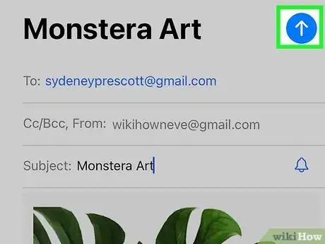 Image titled Attach Photos and Videos to Emails on an iPhone or iPad Step 8