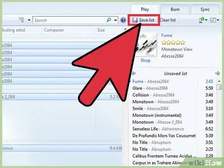 Image titled Save a Printable List of Your Songs in Windows Media Player Step 6
