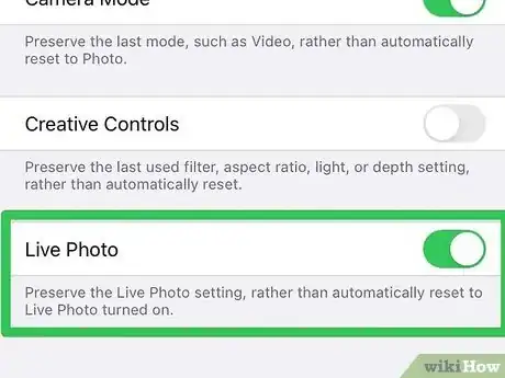 Image titled Turn Off Live Photos Step 8