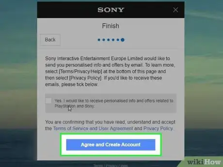 Image titled Sign Up for PlayStation Network Step 36