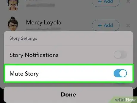 Image titled Mute Someone on Snapchat Step 11