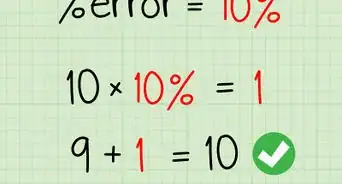 Calculate Percentage Error