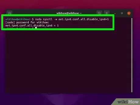 Image titled Disable Ipv6 on Linux Step 2