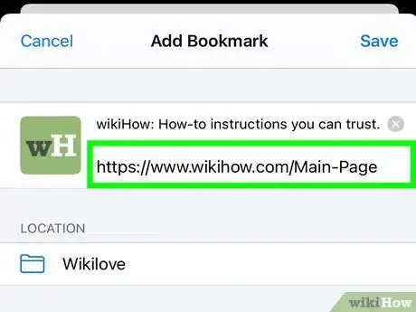 Image titled Bookmark on an iPad Step 5