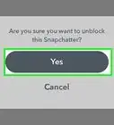 Unblock Someone on Snapchat