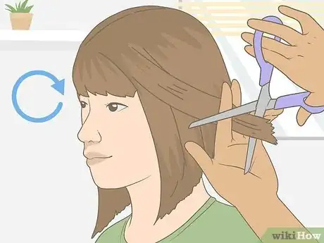 Image titled Angle Cut Hair Step 15