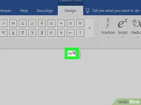 Image titled Insert Equations in Microsoft Word Step 11