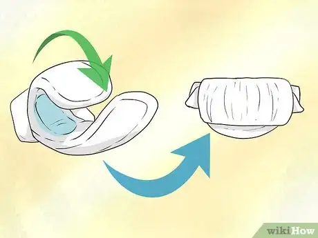 Image titled Dispose of Sanitary Pads Step 1