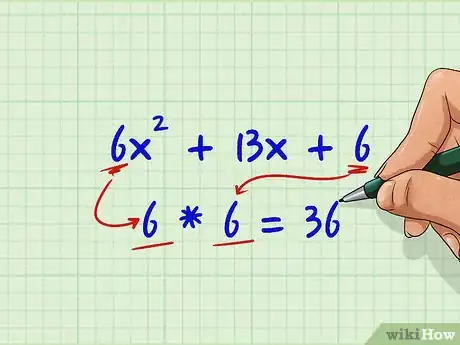 Image titled Factor Second Degree Polynomials (Quadratic Equations) Step 13