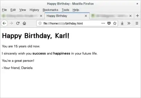 Image titled Html css birthday card example no format.png