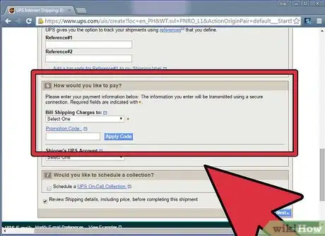 Image titled Prepare a Paid UPS Shipping Label Online Step 8