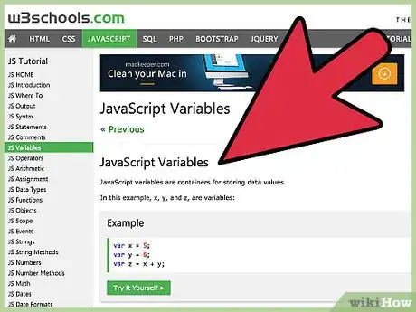 Image titled Declare a Variable in Javascript Step 1