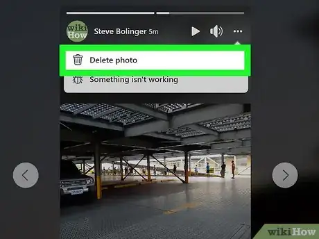 Image titled Delete a Facebook Story Step 10