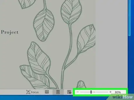 Image titled Zoom In or Out of a Microsoft Word Document Step 2