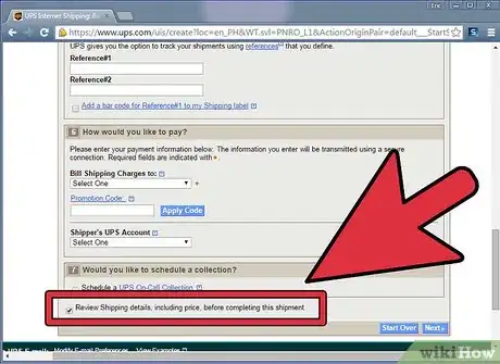 Image titled Prepare a Paid UPS Shipping Label Online Step 9
