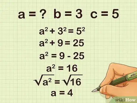 Image titled Solve Pythagoras Theorem Questions Step 8