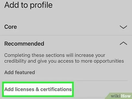 Image titled Add Certificate on LinkedIn Step 6