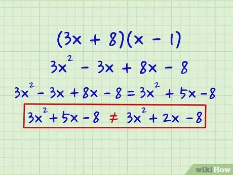 Image titled Factor Second Degree Polynomials (Quadratic Equations) Step 9