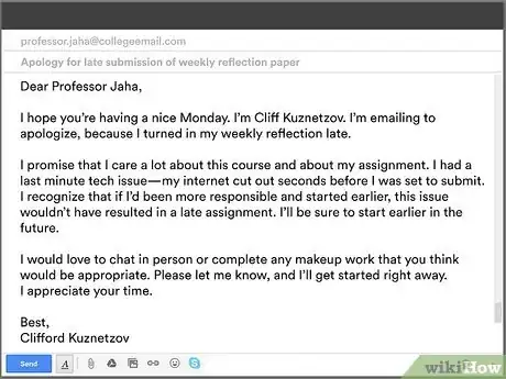Image titled Email Professor About Late Work Step 13