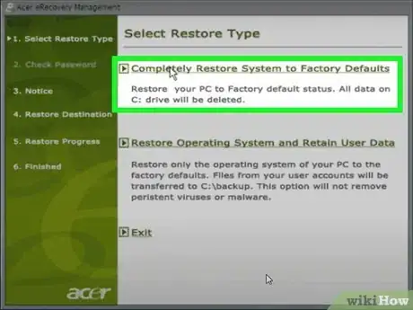 Image titled Restore a Computer to Factory Settings in Windows 7 Step 22