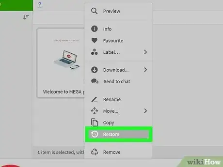 Image titled Restore Deleted Files in MEGA Step 19