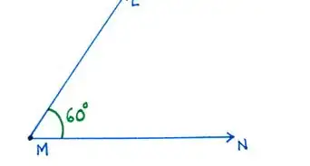 Construct a 60 Degrees Angle Using Compass and Ruler