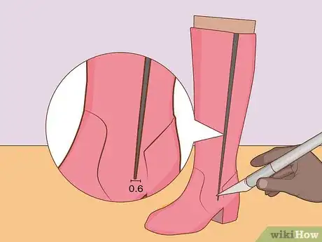 Image titled Add a Zipper to Boots Step 6