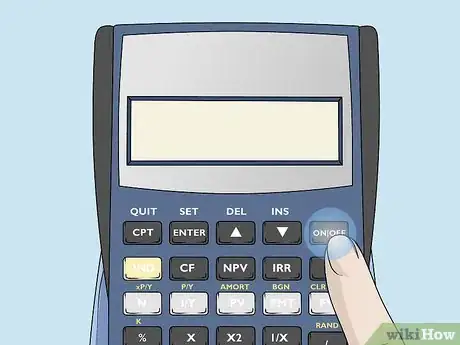 Image titled Set Decimal Places on a TI BA II Plus Calculator Step 1