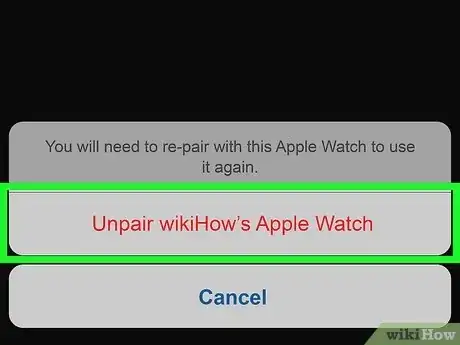 Image titled Unpair Apple Watch Step 8